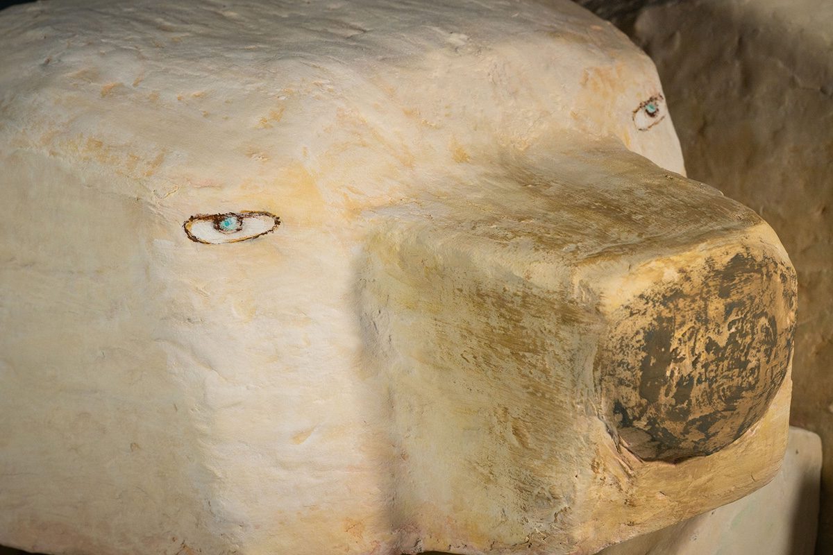 石塑粘土 立体作品 オブジェsculpture a 現代美術（石塑粘土