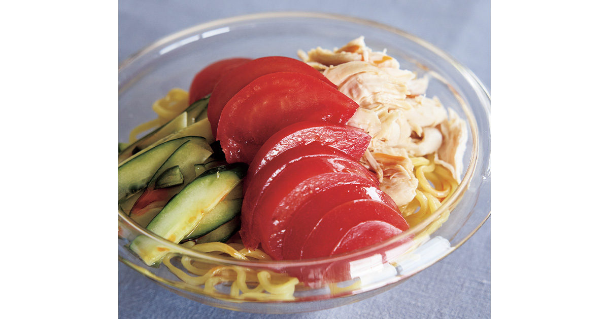 ひとり分のデイリーごはん】ささ身のピリ辛冷やし中華 | NHK出版