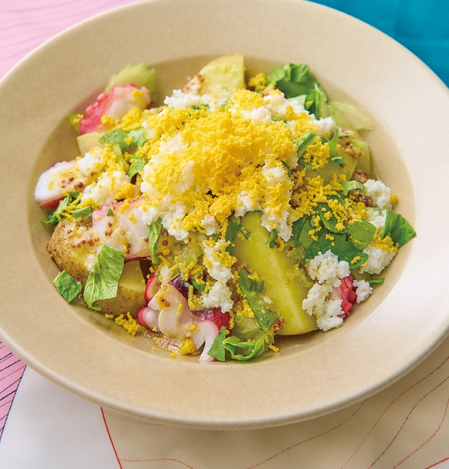 人気の春野菜レシピ！ おかずにもなる、春のスープとミモザサラダをご