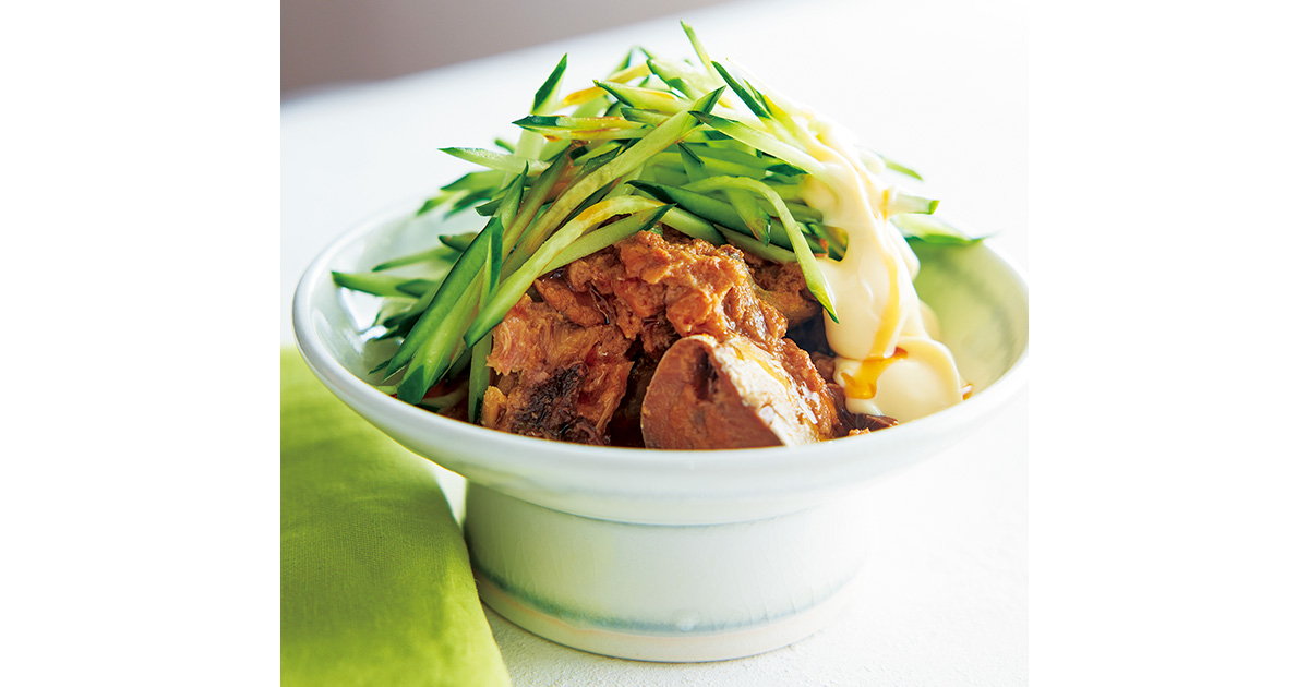 シンプルだからおいしい！夏野菜レシピ】さばみそきゅうりのラー油がけ